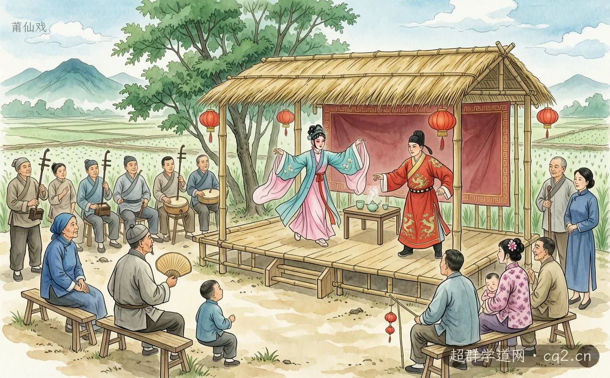 莆仙戏（AI 生成意境插图）
