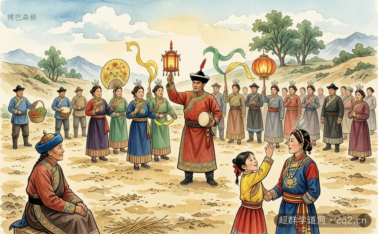 博巴森根（AI 生成意境插图）