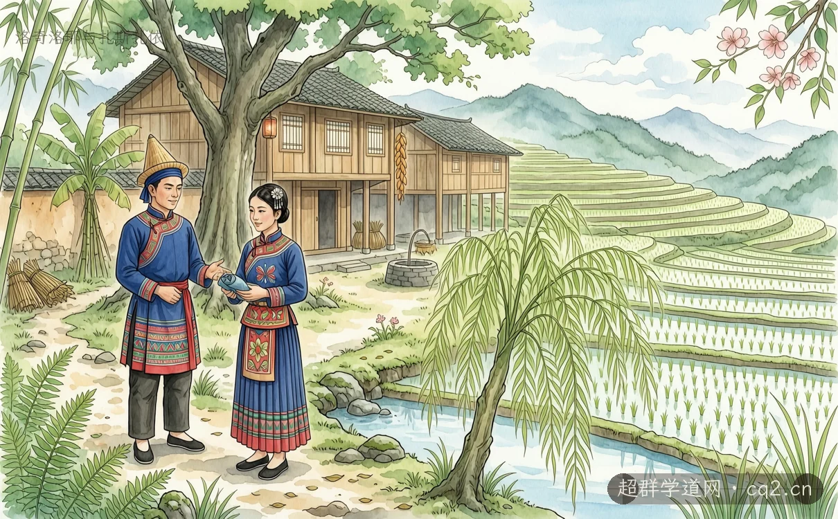 洛奇洛耶与扎斯扎依（AI 生成意境插图）