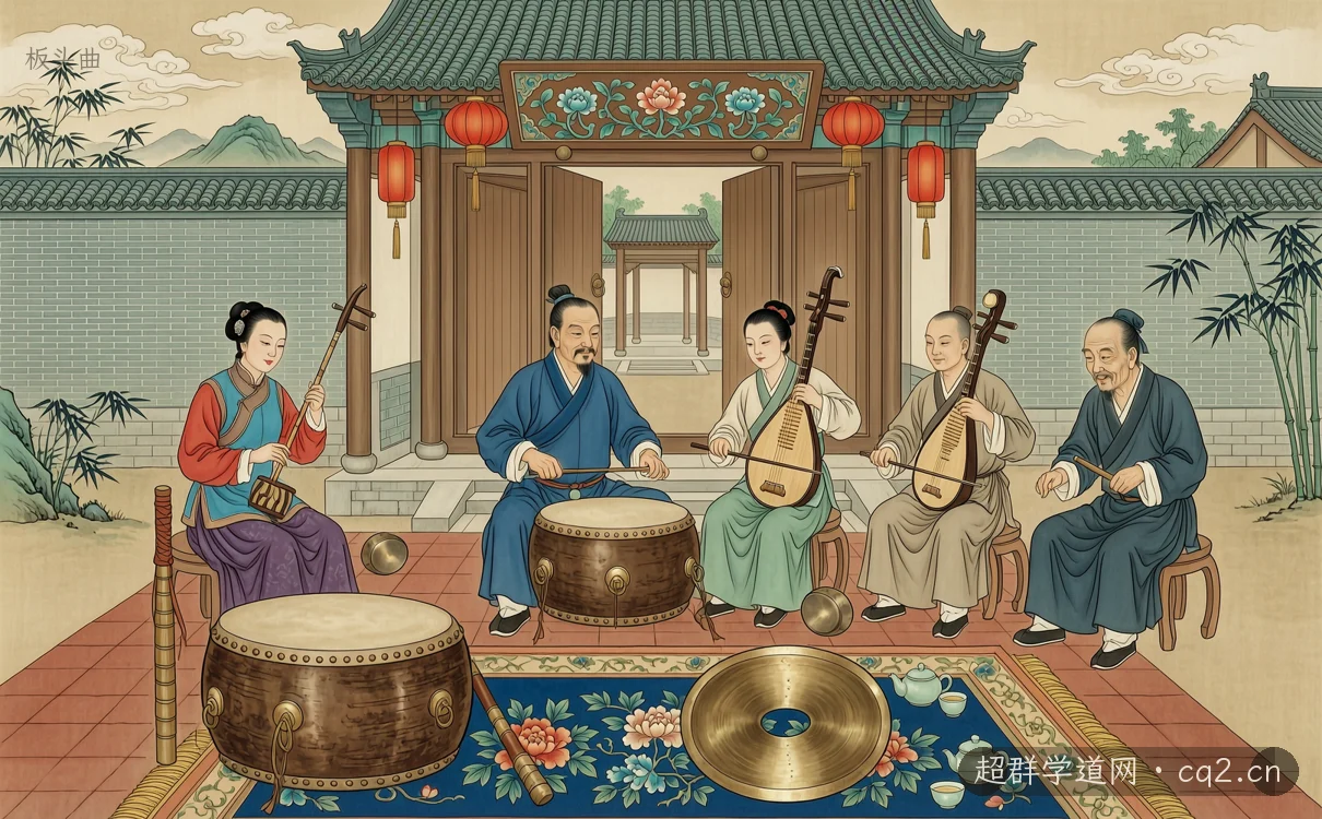 板头曲（AI 生成意境插图）