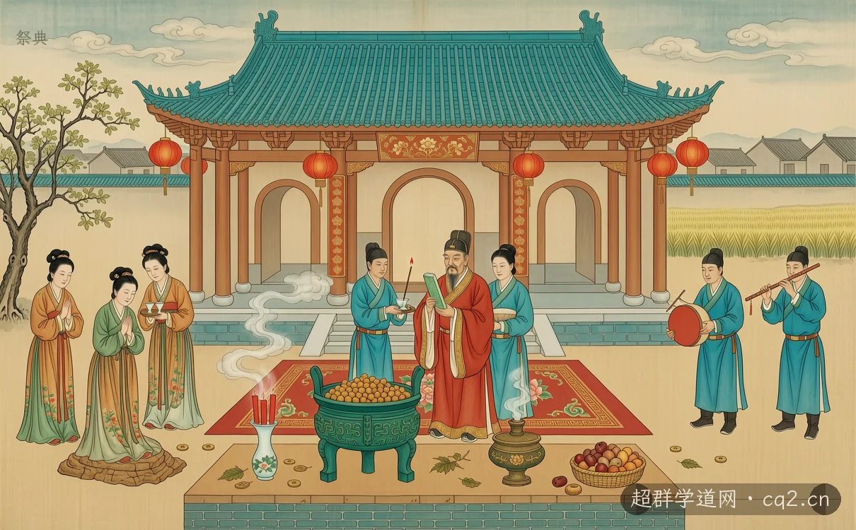 祭典（AI 生成意境插图）
