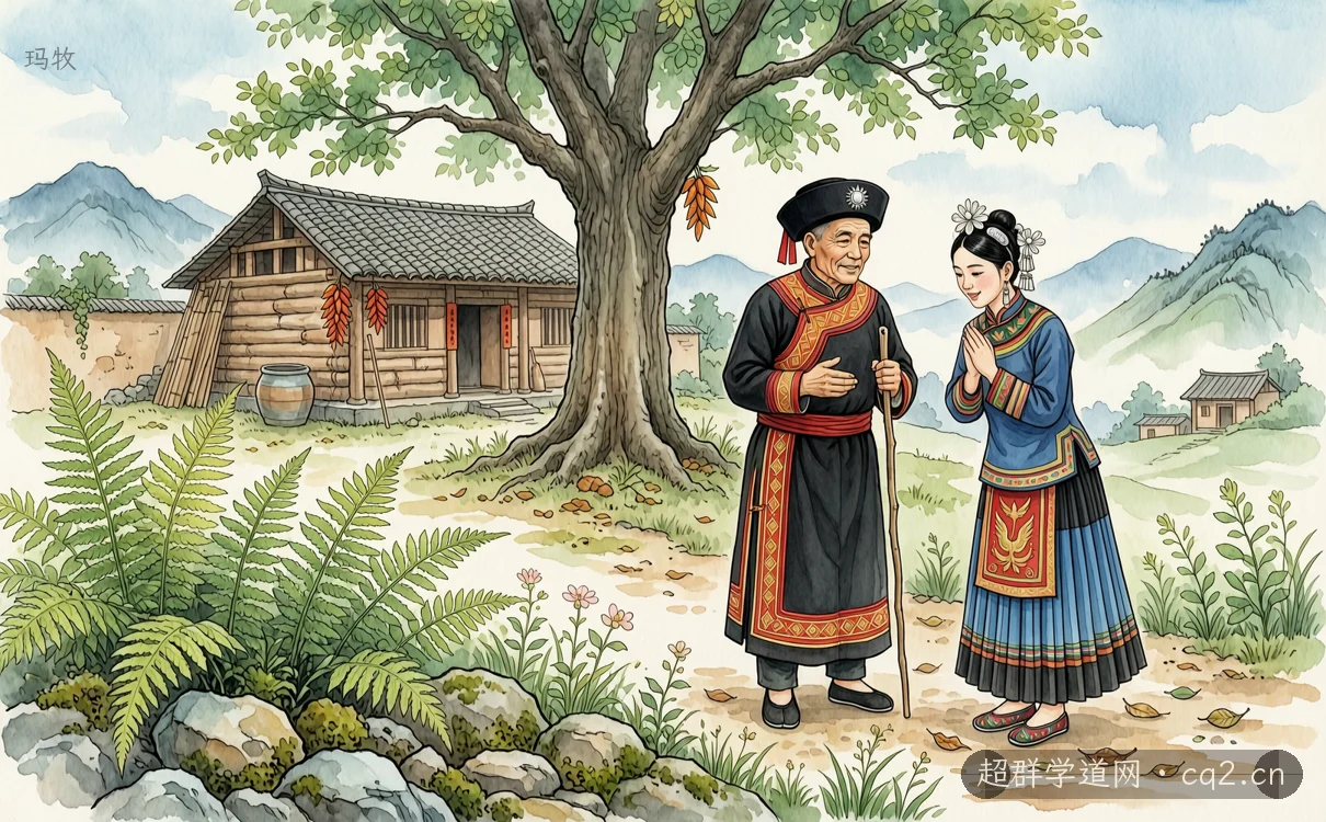 玛牧（AI 生成意境插图）