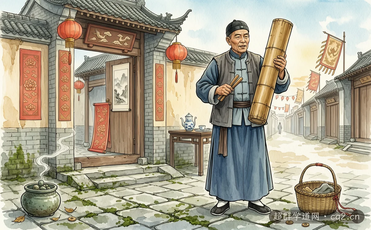 屯留道情（AI 生成意境插圖）