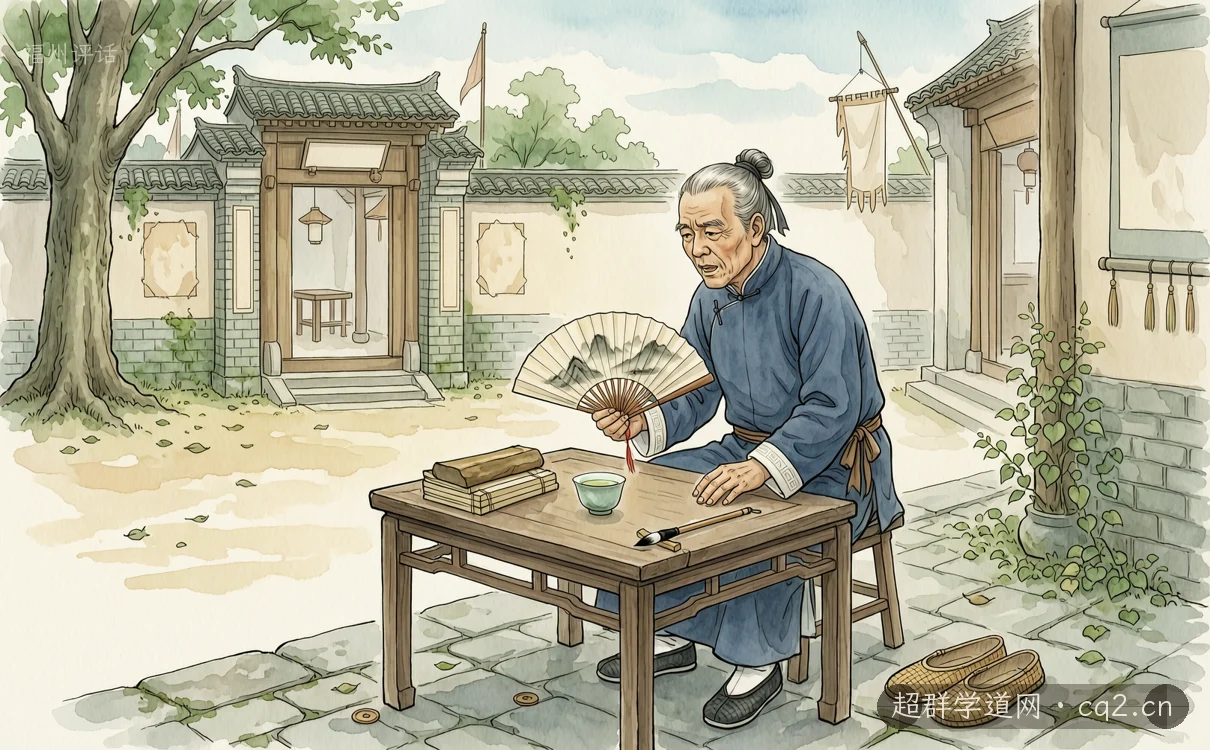 福州评话（AI 生成意境插图）