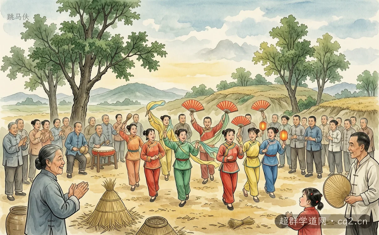 跳馬伕（AI 生成意境插圖）