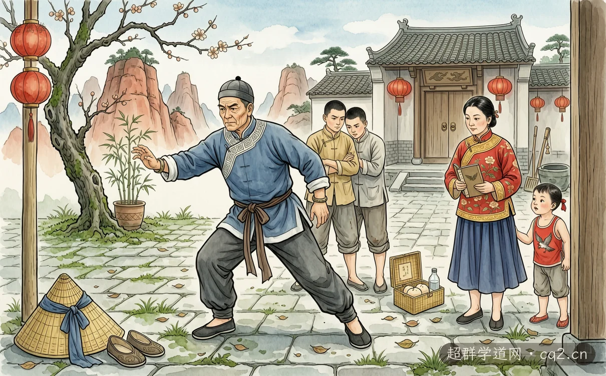 岩鹰拳（AI 生成意境插图）