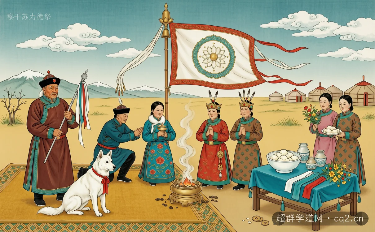 察干苏力德祭（AI 生成意境插图）