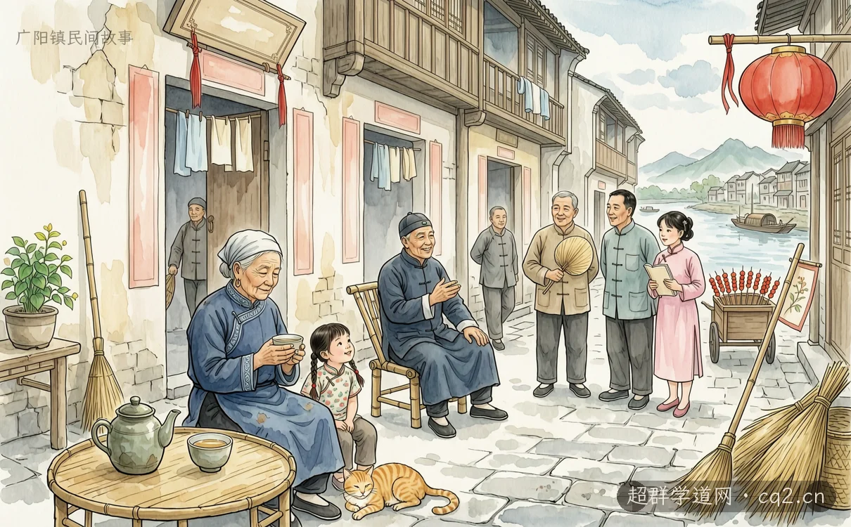 廣陽鎮民間故事（AI 生成意境插圖）
