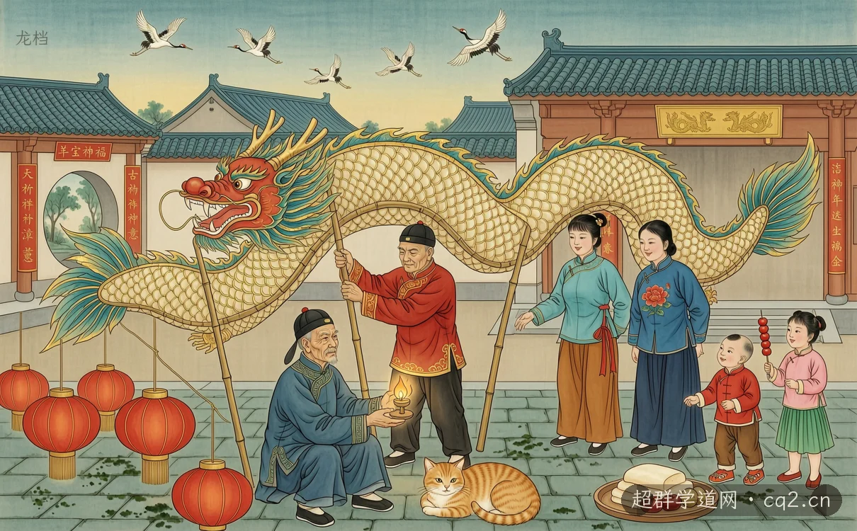 龙档（AI 生成意境插图）
