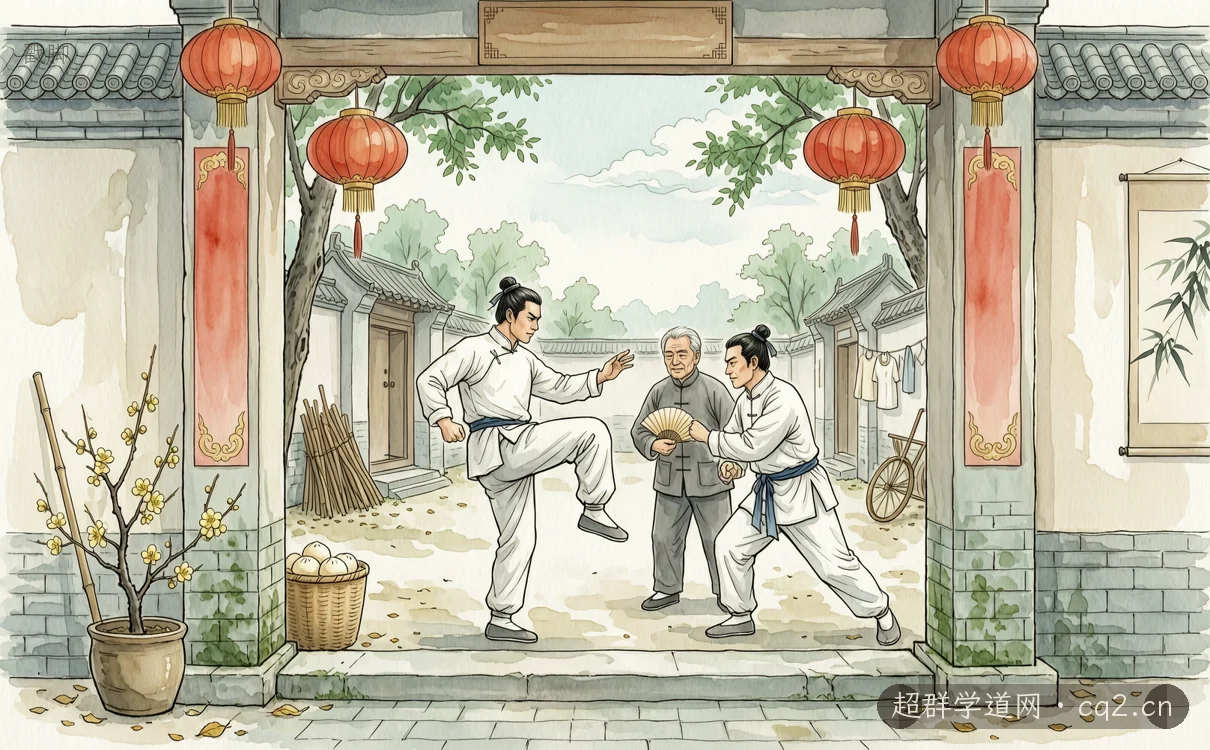 戳脚（AI 生成意境插图）