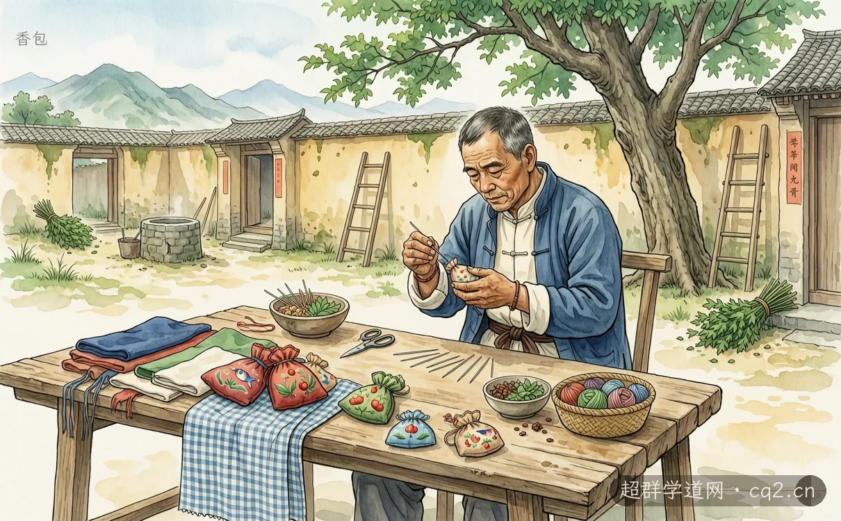 香包（AI 生成意境插圖）