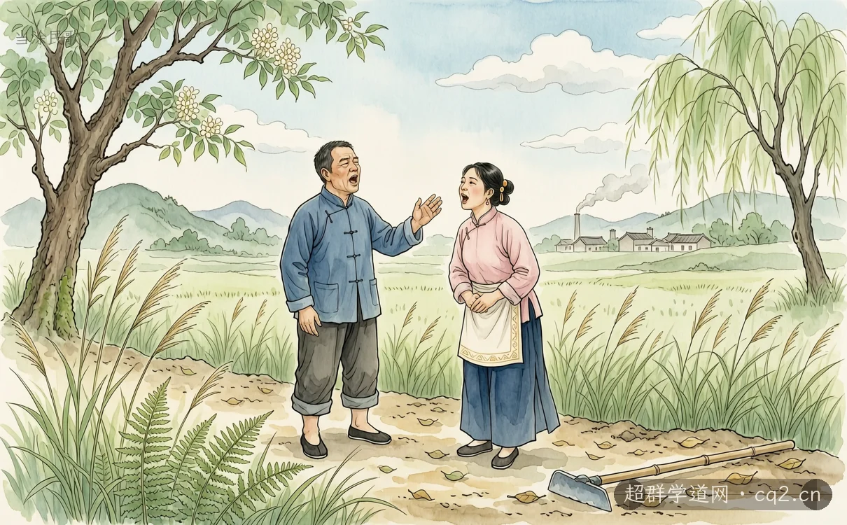 當塗民歌（AI 生成意境插圖）