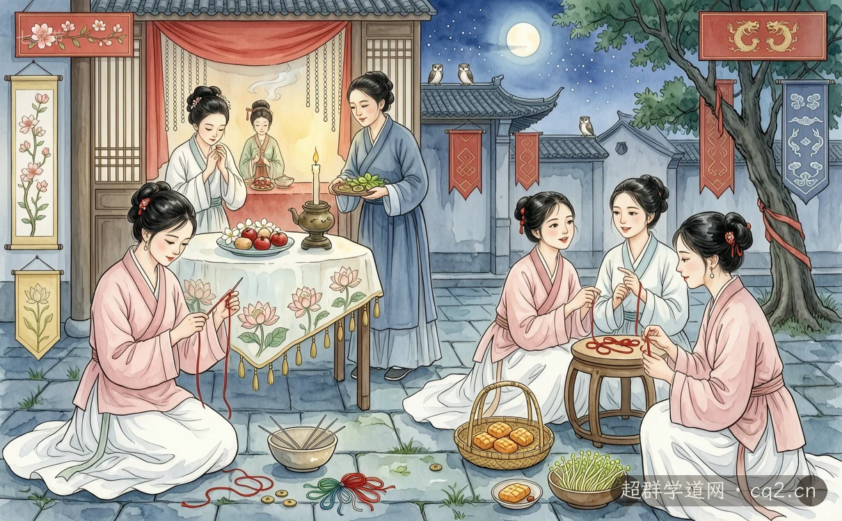 七夕节（AI 生成意境插图）
