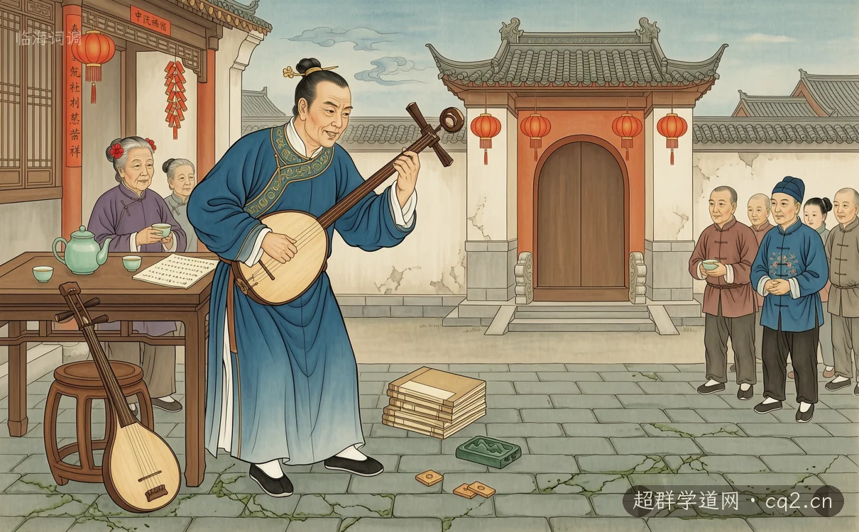 临海词调（AI 生成意境插图）