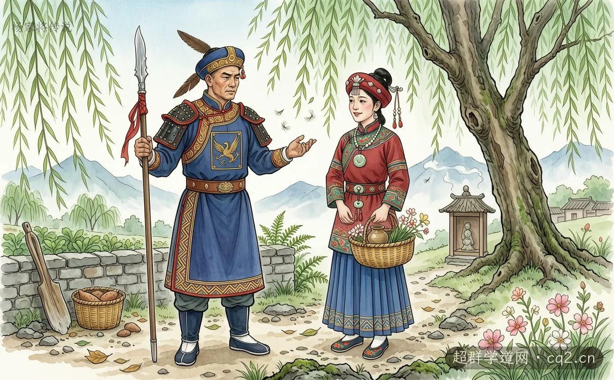楊家將傳說（AI 生成意境插圖）