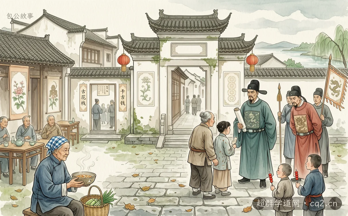 包公故事（AI 生成意境插圖）