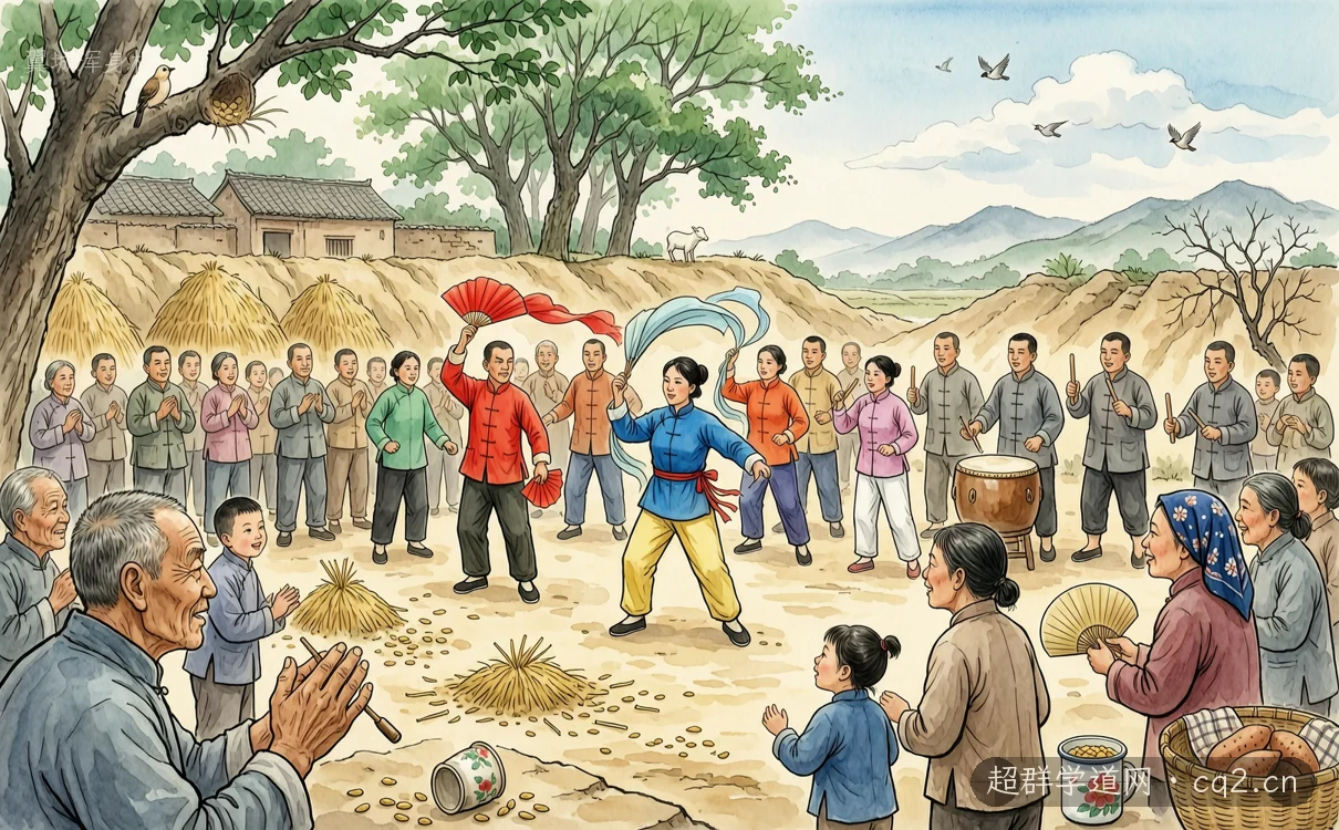 翼城浑身板（AI 生成意境插图）