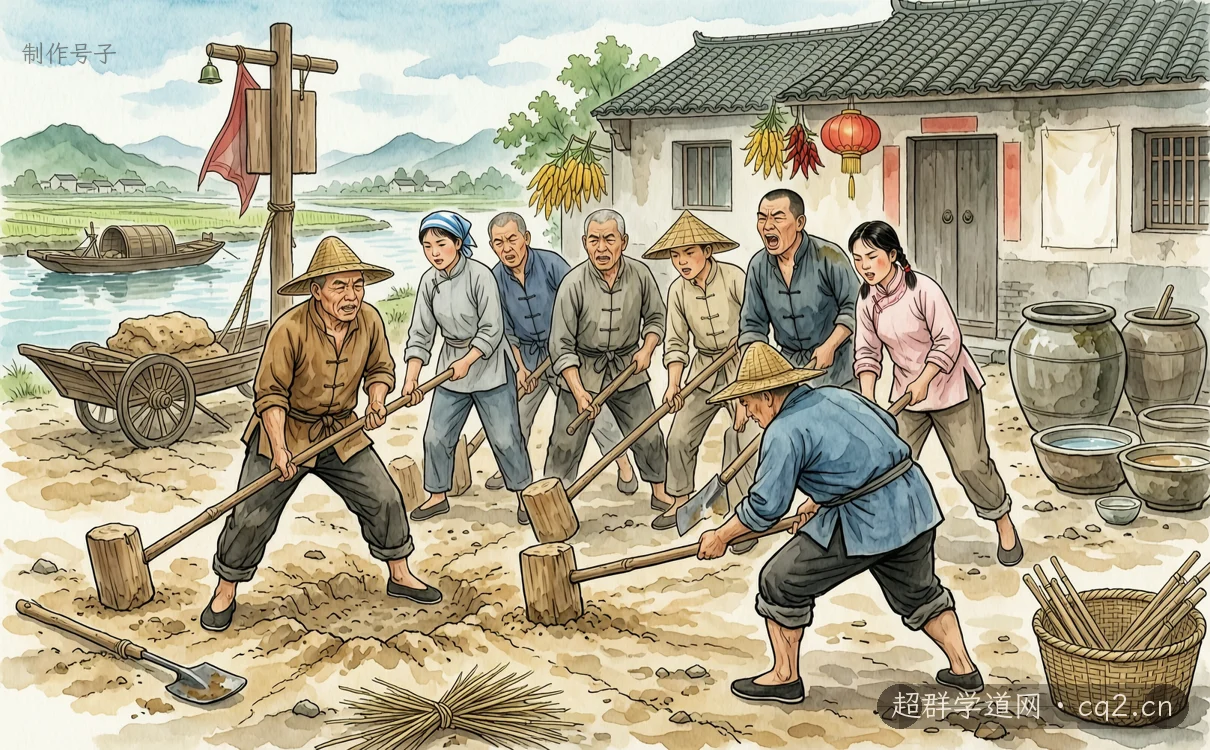 制作号子（AI 生成意境插图）
