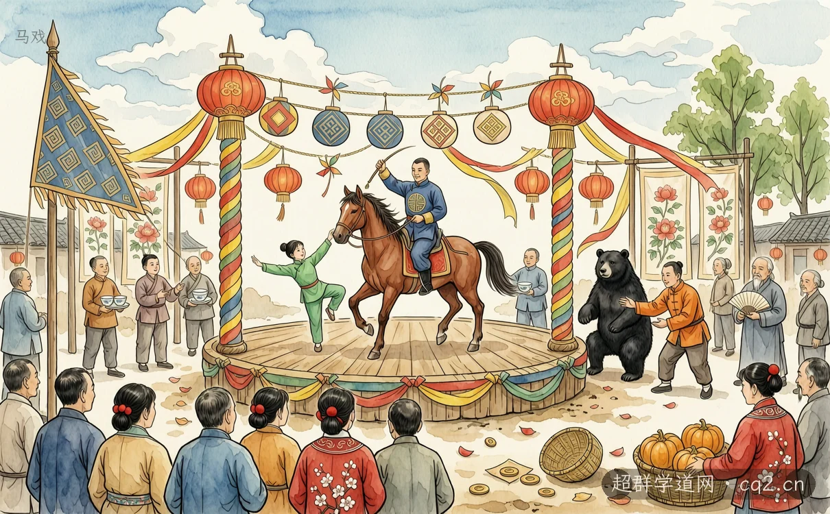 马戏（AI 生成意境插图）