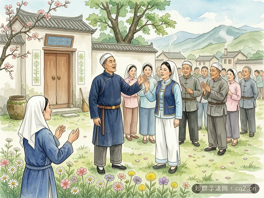 花兒（AI 生成意境插圖）