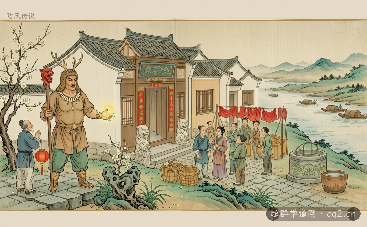防风传说（AI 生成意境插图）